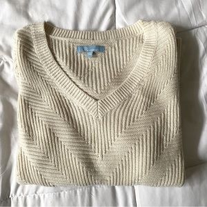 Cream sweater